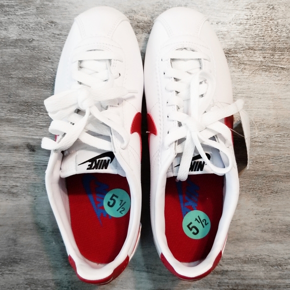 cortez shoes red white and blue